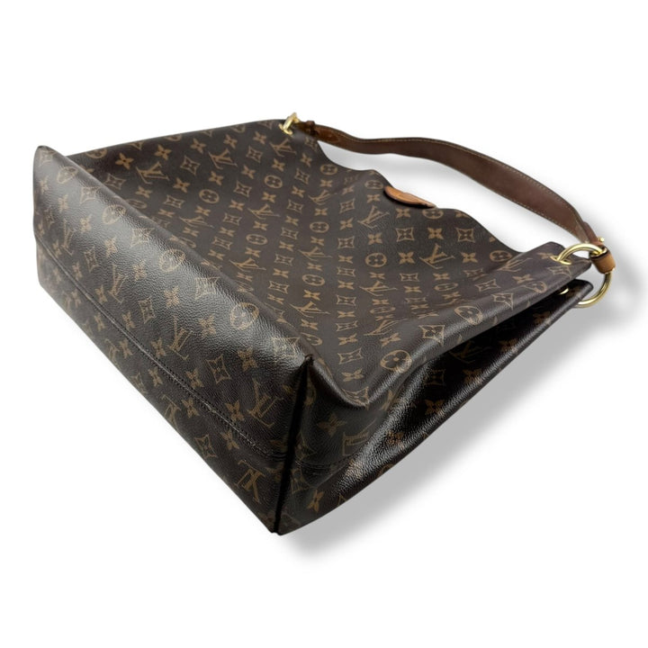 Louis Vuitton Graceful MM Brown Monogram Handbag - Lux Central
