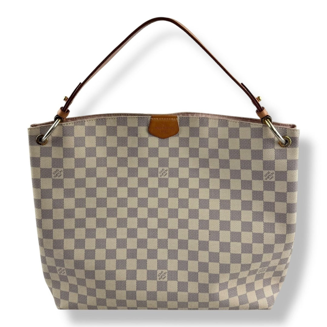 Louis Vuitton Graceful MM Damier Azur Handbag - Lux Central