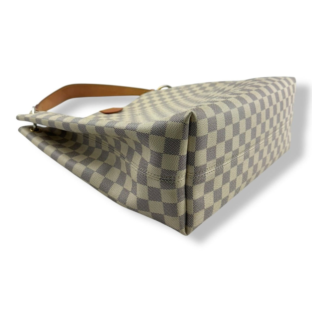 Louis Vuitton Graceful MM Damier Azur Handbag - Lux Central