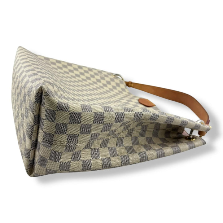 Louis Vuitton Graceful MM Damier Azur Handbag - Lux Central