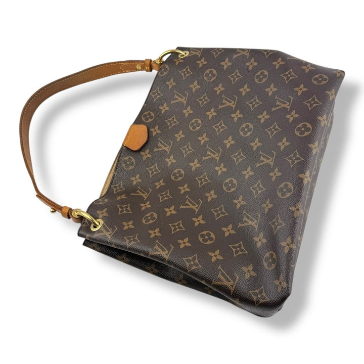 Louis Vuitton Graceful PM Brown Monogram Handbag - Lux Central