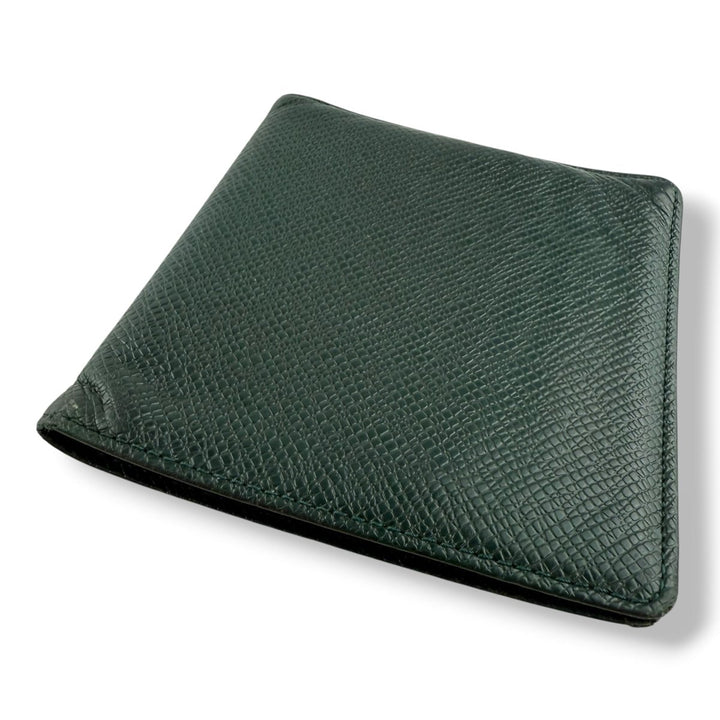 Louis Vuitton Green Leather Card Wallet - Lux Central