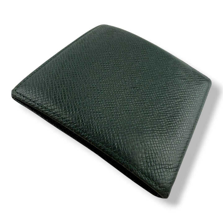 Louis Vuitton Green Leather Card Wallet - Lux Central