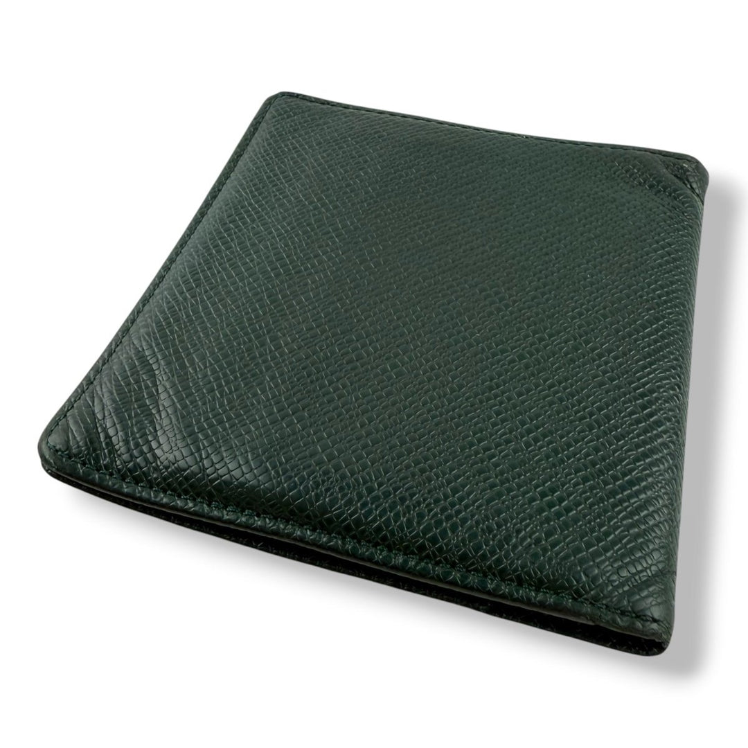 Louis Vuitton Green Leather Card Wallet - Lux Central