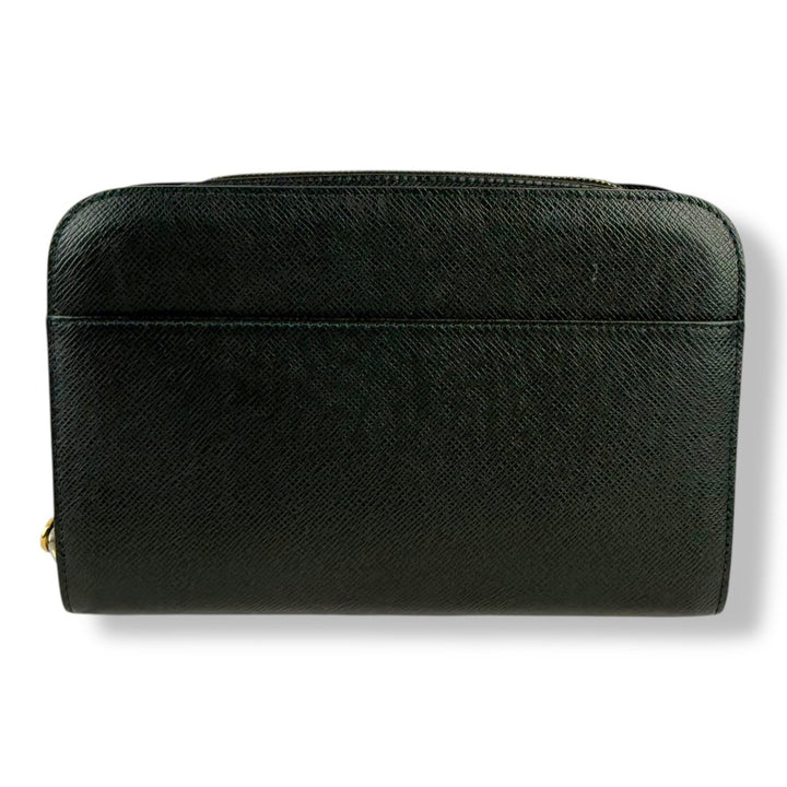 Louis Vuitton Green Taiga Leather Orsay Clutch Bag - Lux Central