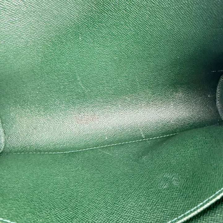 Louis Vuitton Green Taiga Leather Orsay Clutch Bag - Lux Central