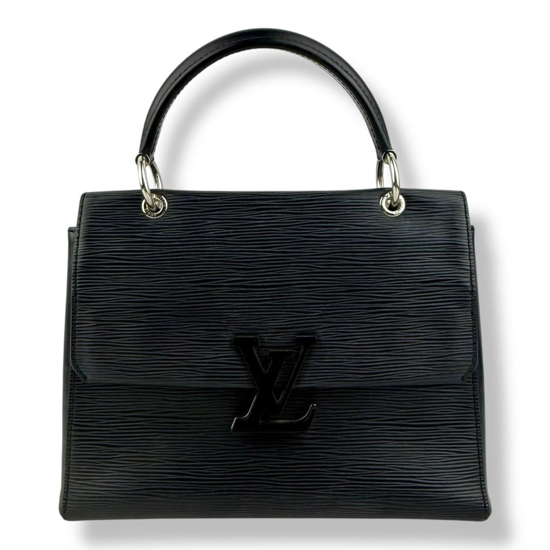 Louis Vuitton Grenelle MM Black Epi Leather Top Handle Bag - Lux Central