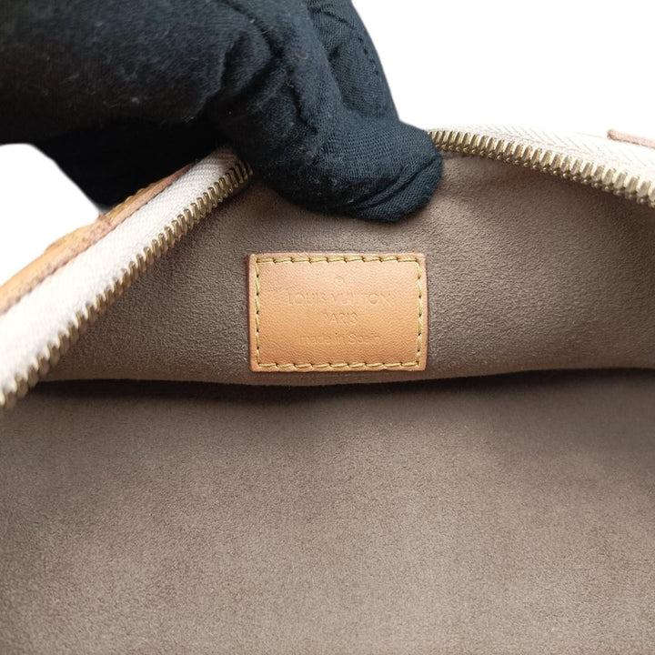 Louis Vuitton Greta Shoulder Bag Small Black Canvas Leather Murakami - Lux Central
