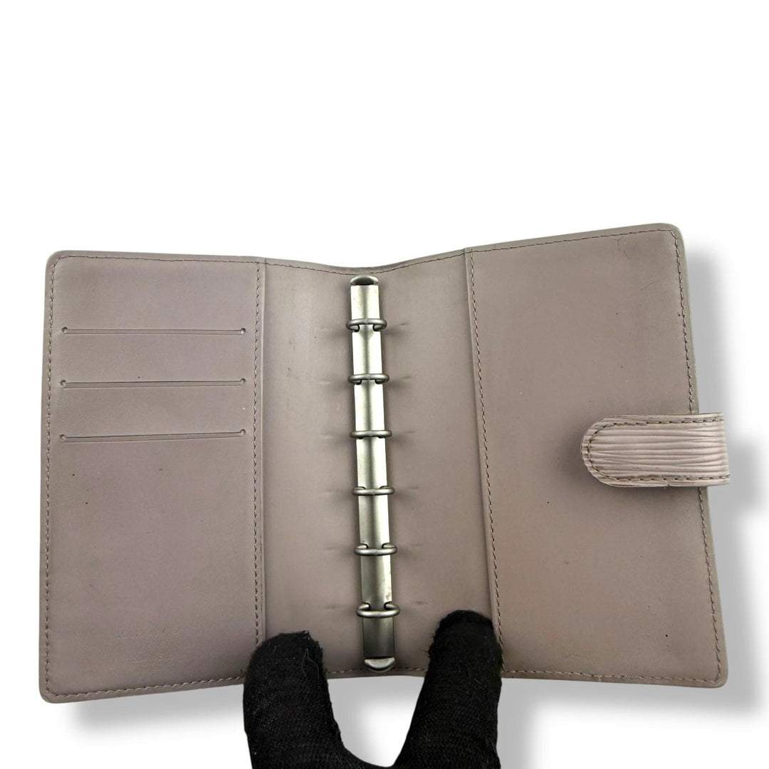 Louis Vuitton Lilac Epi PM Ring Agenda Wallet - Lux Central