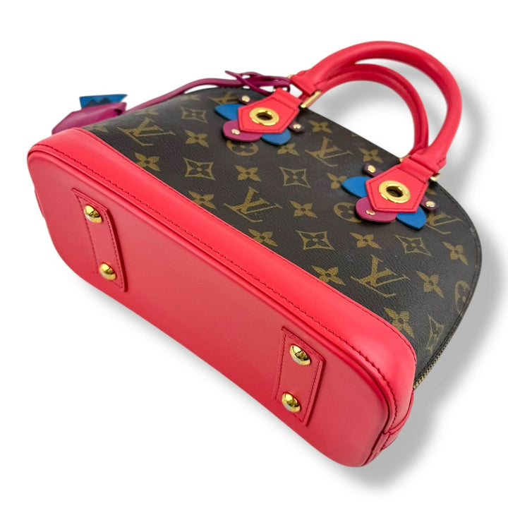 Louis Vuitton Limited Edition Alma BB Flamingo Pink Totem Monogram Canvas Bag - Lux Central