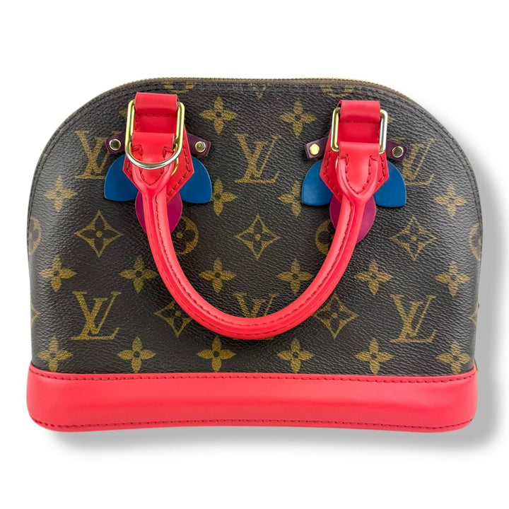 Louis Vuitton Limited Edition Alma BB Flamingo Pink Totem Monogram Canvas Bag - Lux Central