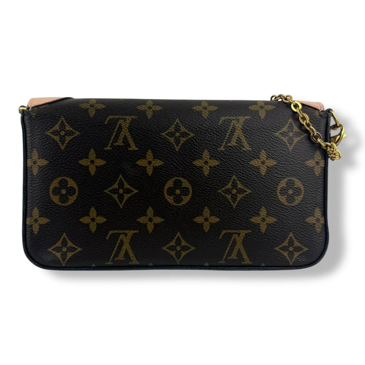 LOUIS VUITTON Limited Edition Monogram Canvas Valentine Dog Pochette Felicie Bag - Lux Central