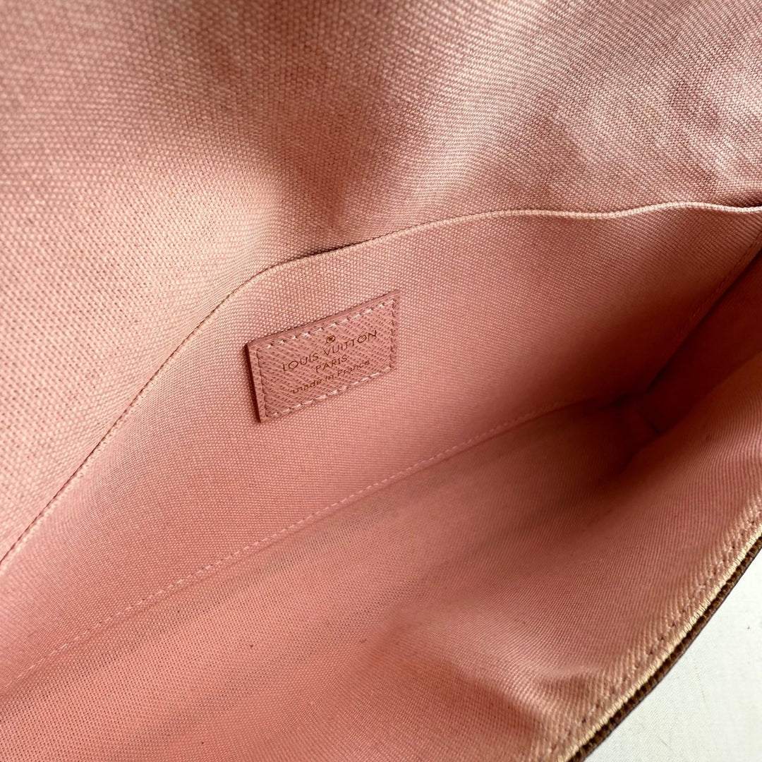 LOUIS VUITTON Limited Edition Monogram Canvas Valentine Dog Pochette Felicie Bag - Lux Central