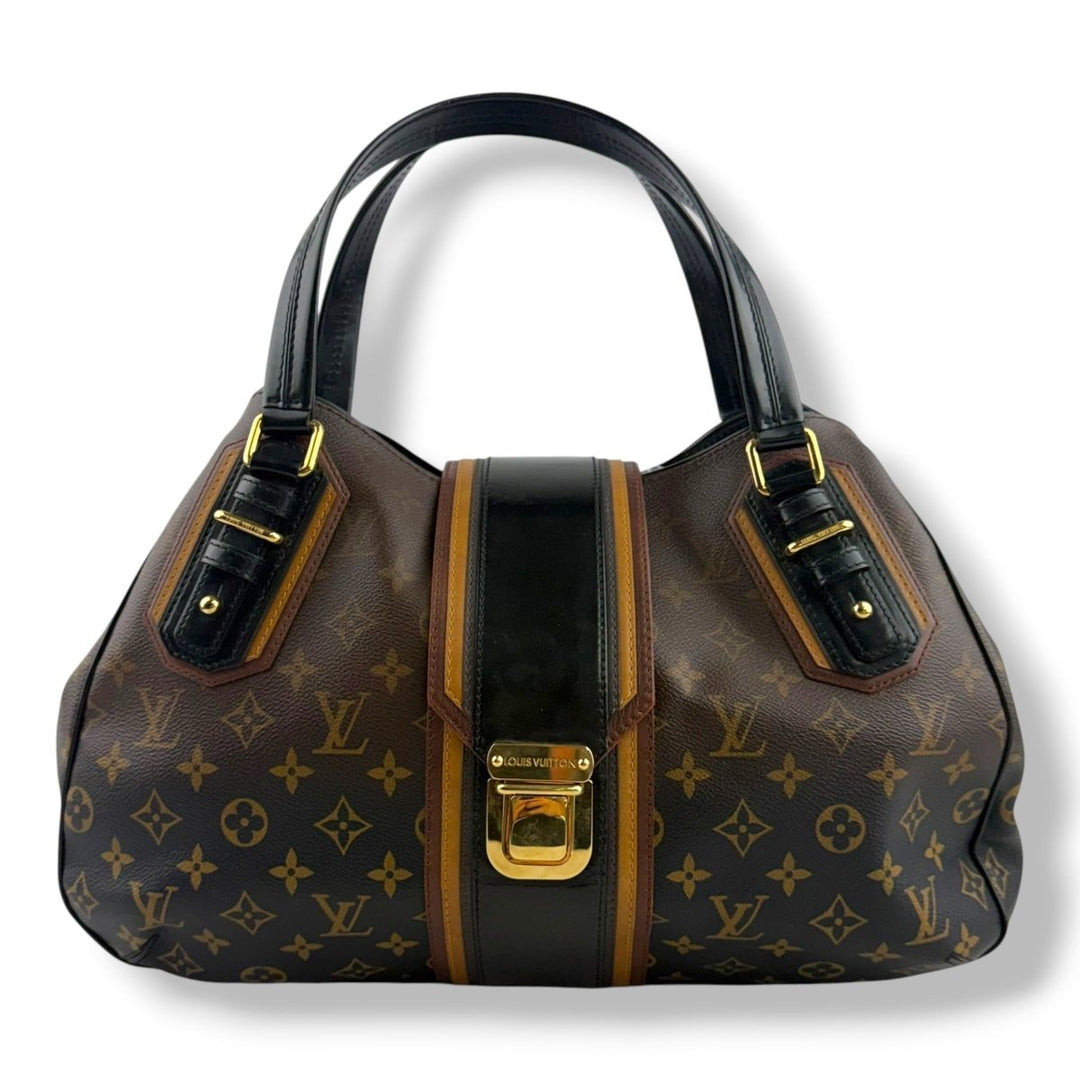 Louis Vuitton Limited Edition Noir Monogram Mirage Griet Handbag - Lux Central