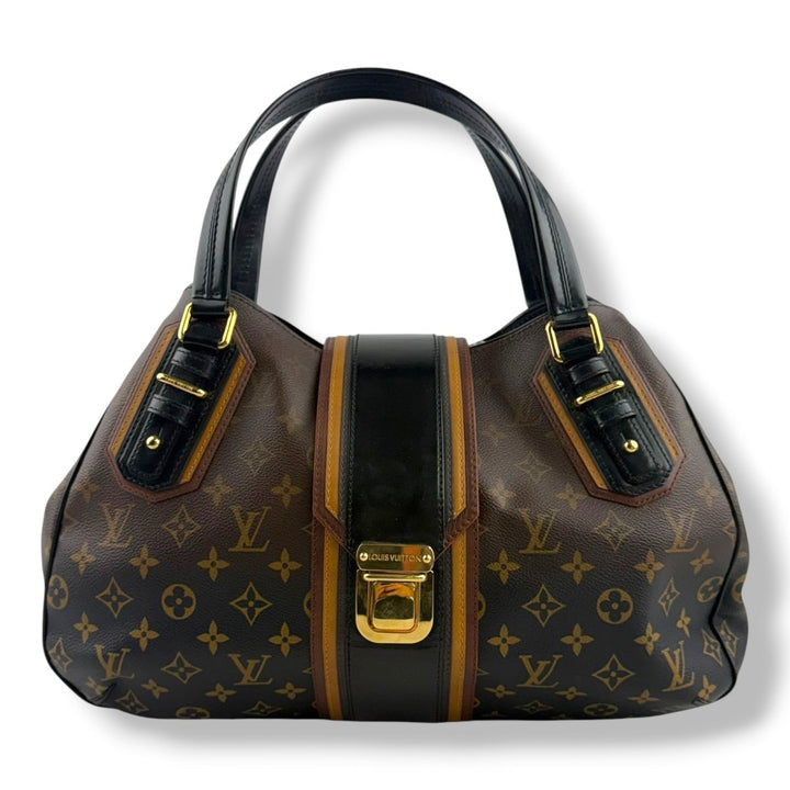 Louis Vuitton Limited Edition Noir Monogram Mirage Griet Handbag - Lux Central