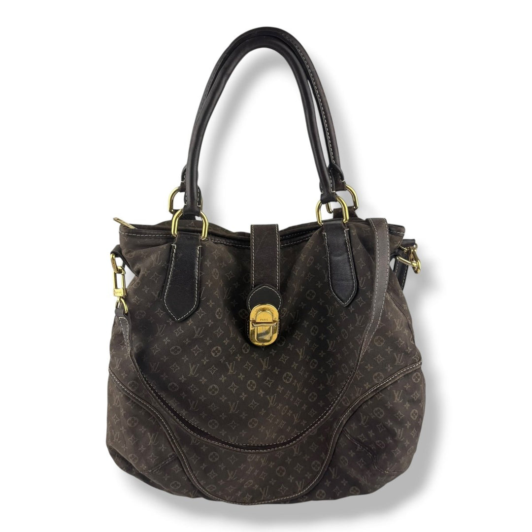 Louis Vuitton Lin Brown Idylle Monogram Elegie Handbag - Lux Central