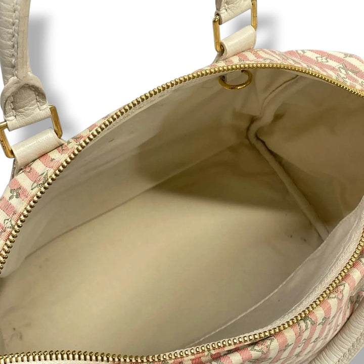 Louis Vuitton Lin Croisette Pink Speedy 30 Handbag - Lux Central