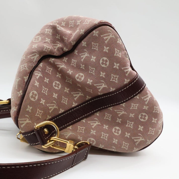 Louis Vuitton Lin Monogram Bandouliere Mini Idylle Romance Speedy 30 Handbag - Lux Central