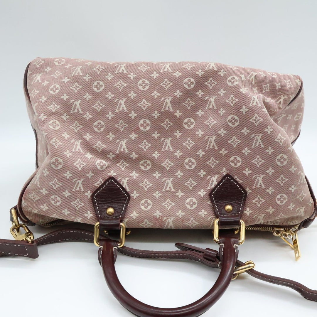 Louis Vuitton Lin Monogram Bandouliere Mini Idylle Romance Speedy 30 Handbag - Lux Central