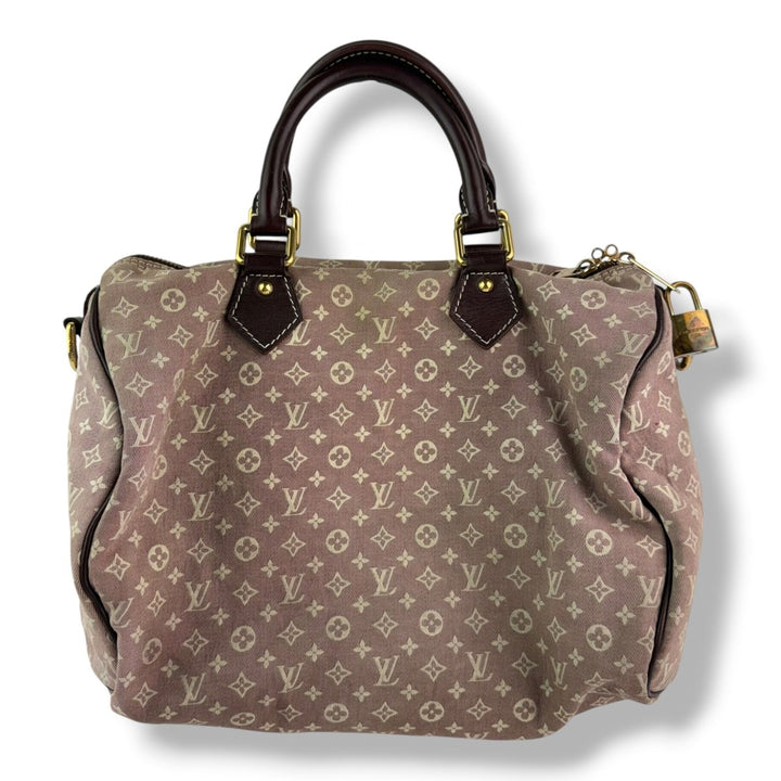 Louis Vuitton Lin Monogram Mini Idylle Romance Speedy 30 Handbag - Lux Central