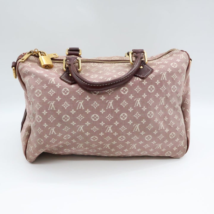 Louis Vuitton Lin Monogram Mini Idylle Romance Speedy 30 Handbag - Lux Central