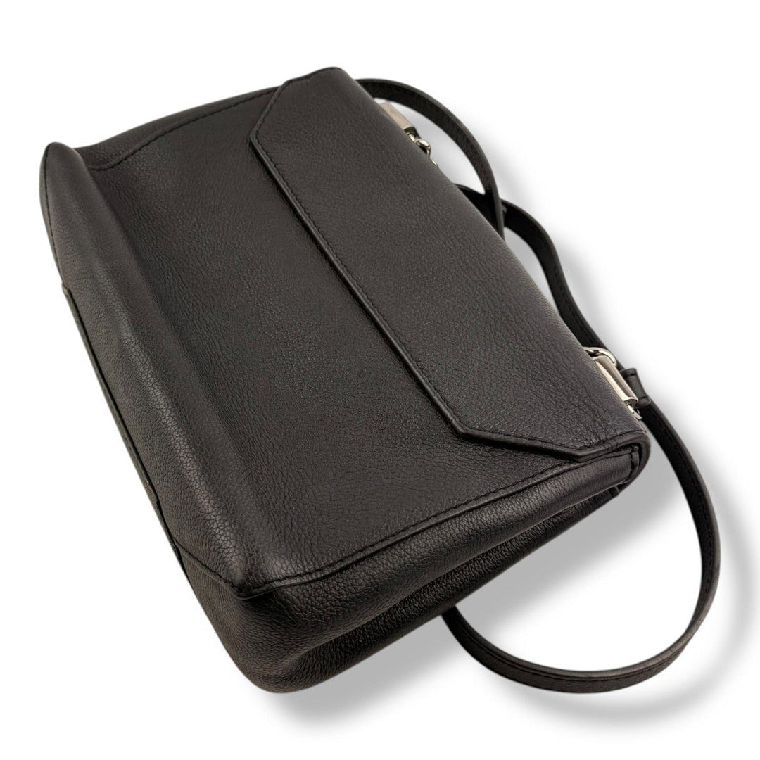 Louis Vuitton Lockme II BB Bag Black Calfskin Leather Handbag - Lux Central