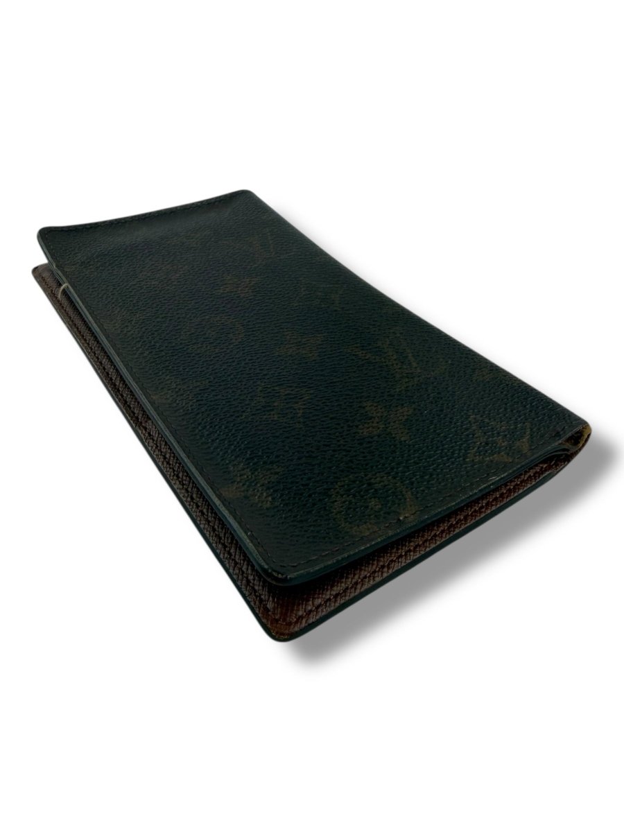 Louis Vuitton Long Bifold Brown Monogram Wallet - Lux Central