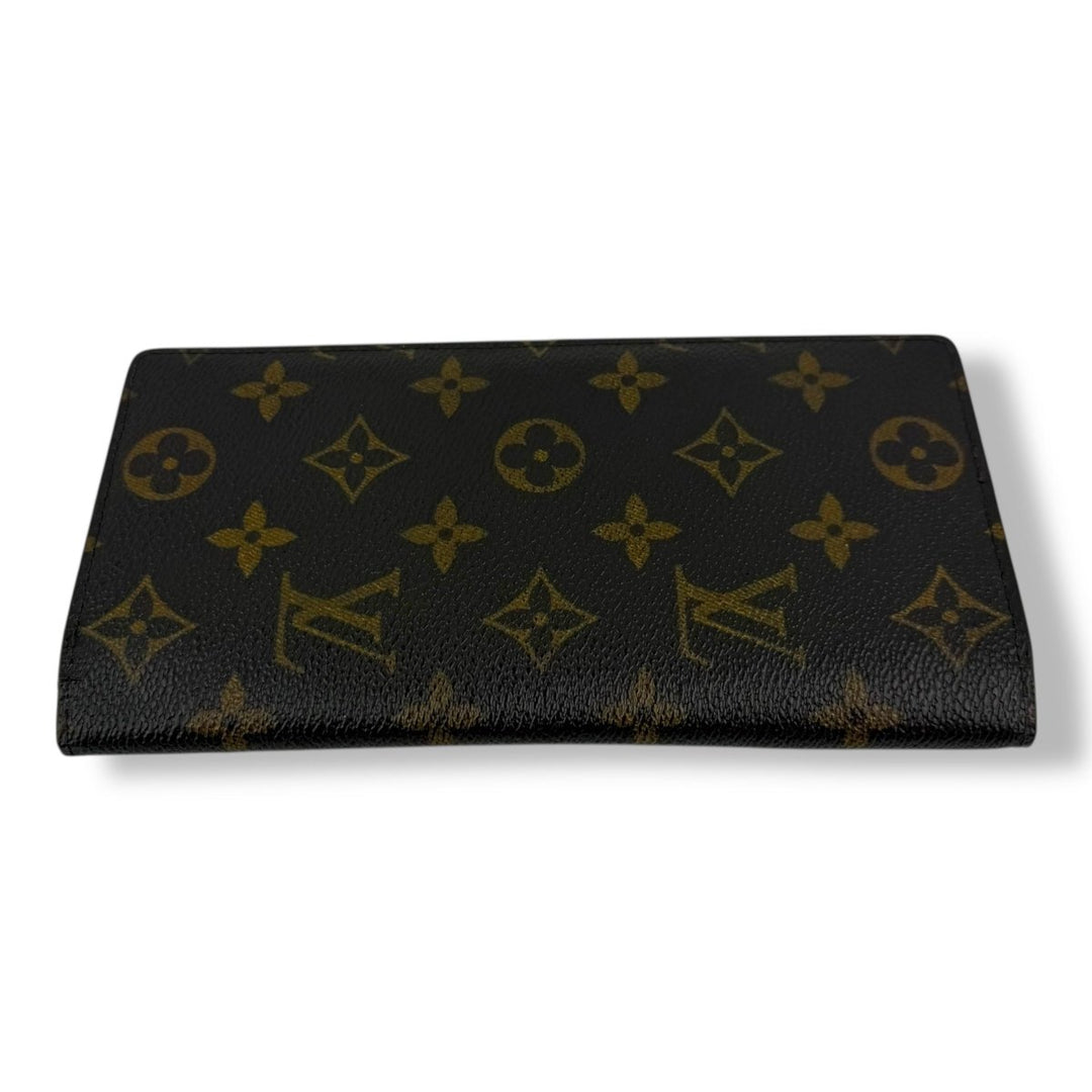Louis Vuitton Long Bifold Brown Monogram Wallet - Lux Central