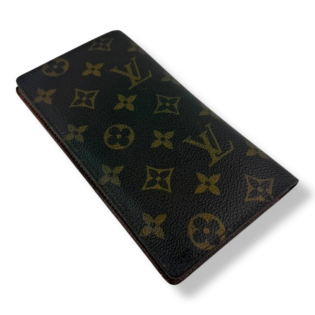 Louis Vuitton Long Bifold Brown Monogram Wallet - Lux Central