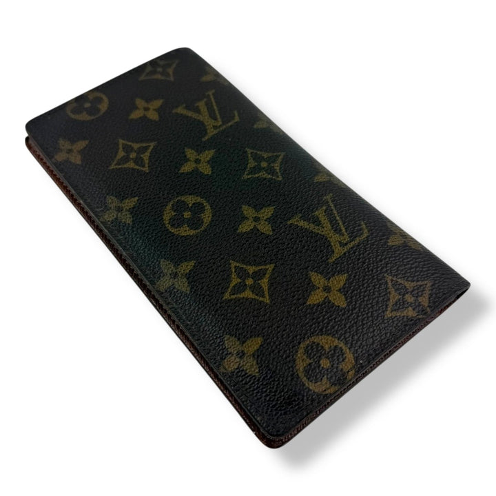 Louis Vuitton Long Bifold Brown Monogram Wallet - Lux Central