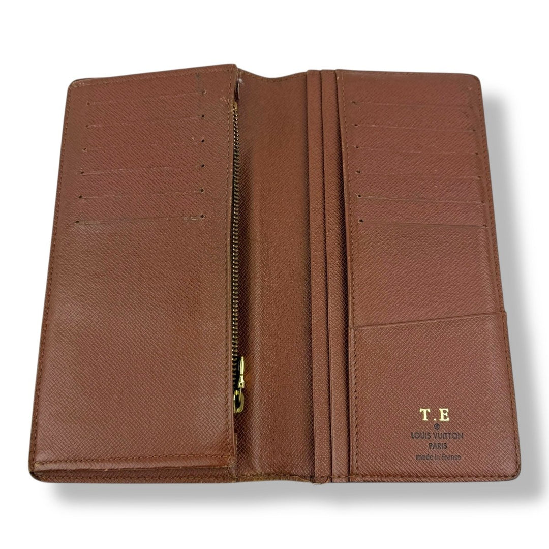 Louis Vuitton Long Bifold Brown Monogram Wallet - Lux Central