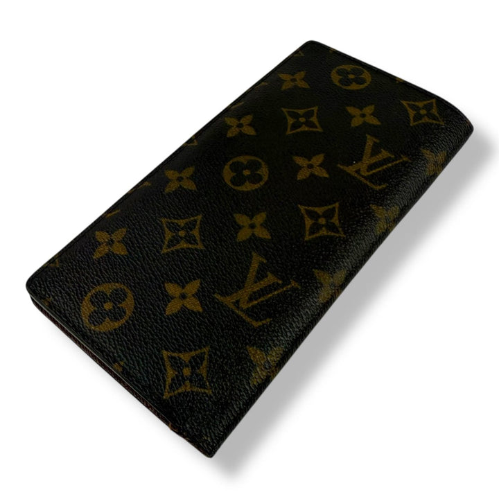 Louis Vuitton Long Bifold Brown Monogram Wallet - Lux Central