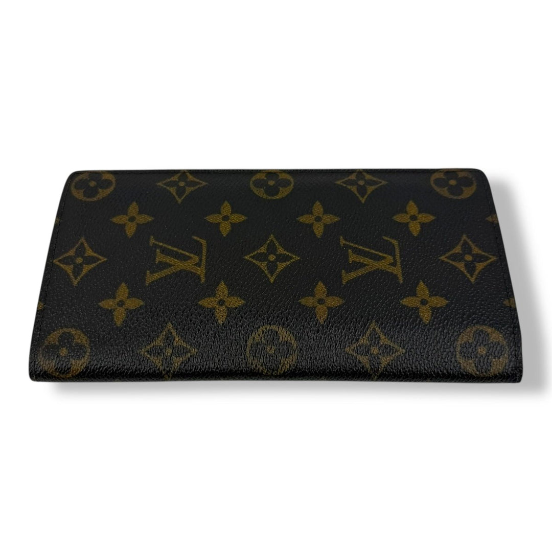 Louis Vuitton Long Bifold Brown Monogram Wallet - Lux Central
