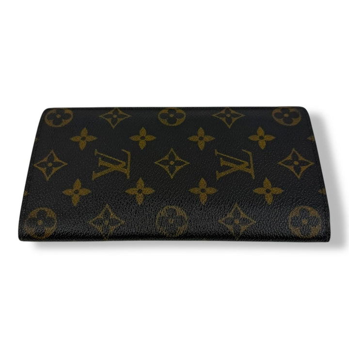 Louis Vuitton Long Bifold Brown Monogram Wallet - Lux Central