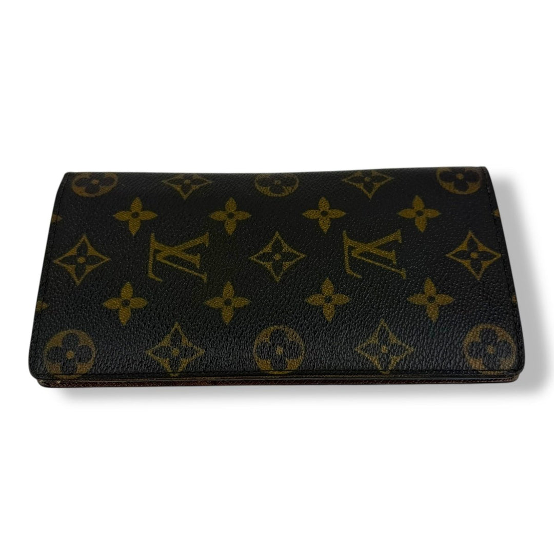 Louis Vuitton Long Bifold Brown Monogram Wallet - Lux Central