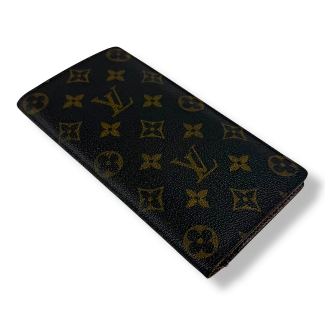 Louis Vuitton Long Bifold Brown Monogram Wallet - Lux Central