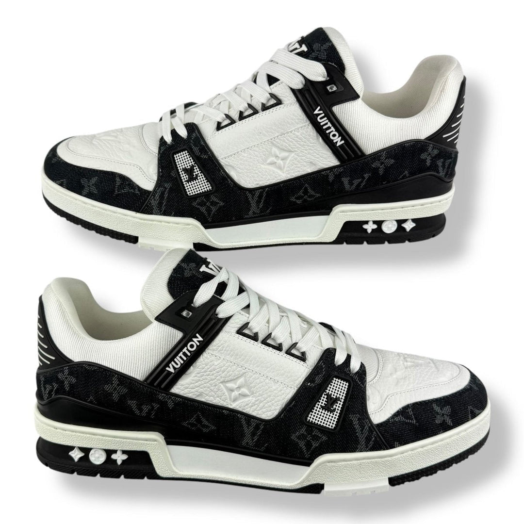 Louis Vuitton Low Denim Black/White UK 11 / EU 45 - Lux Central