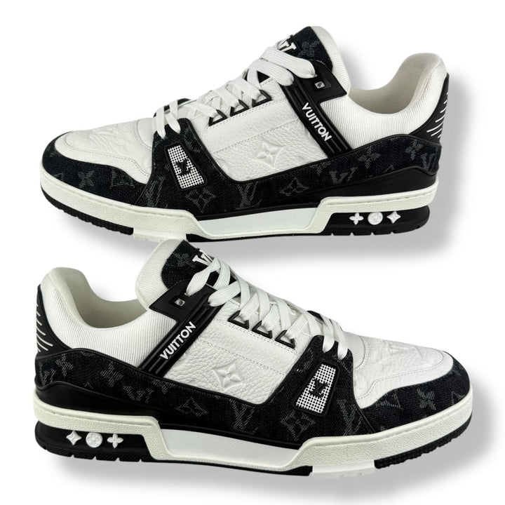 Louis Vuitton Low Denim Black/White UK 11 / EU 45 - Lux Central