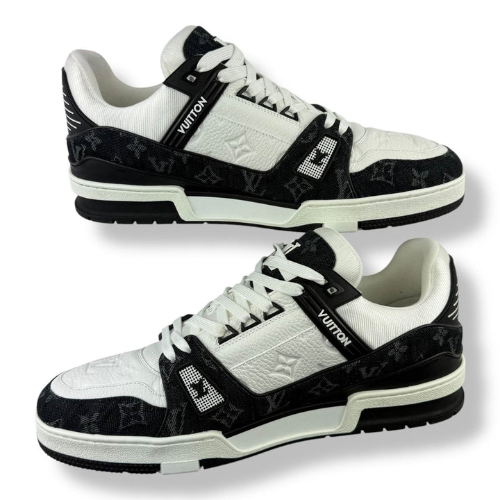 Louis Vuitton Low Denim Black/White UK 11 / EU 45 - Lux Central
