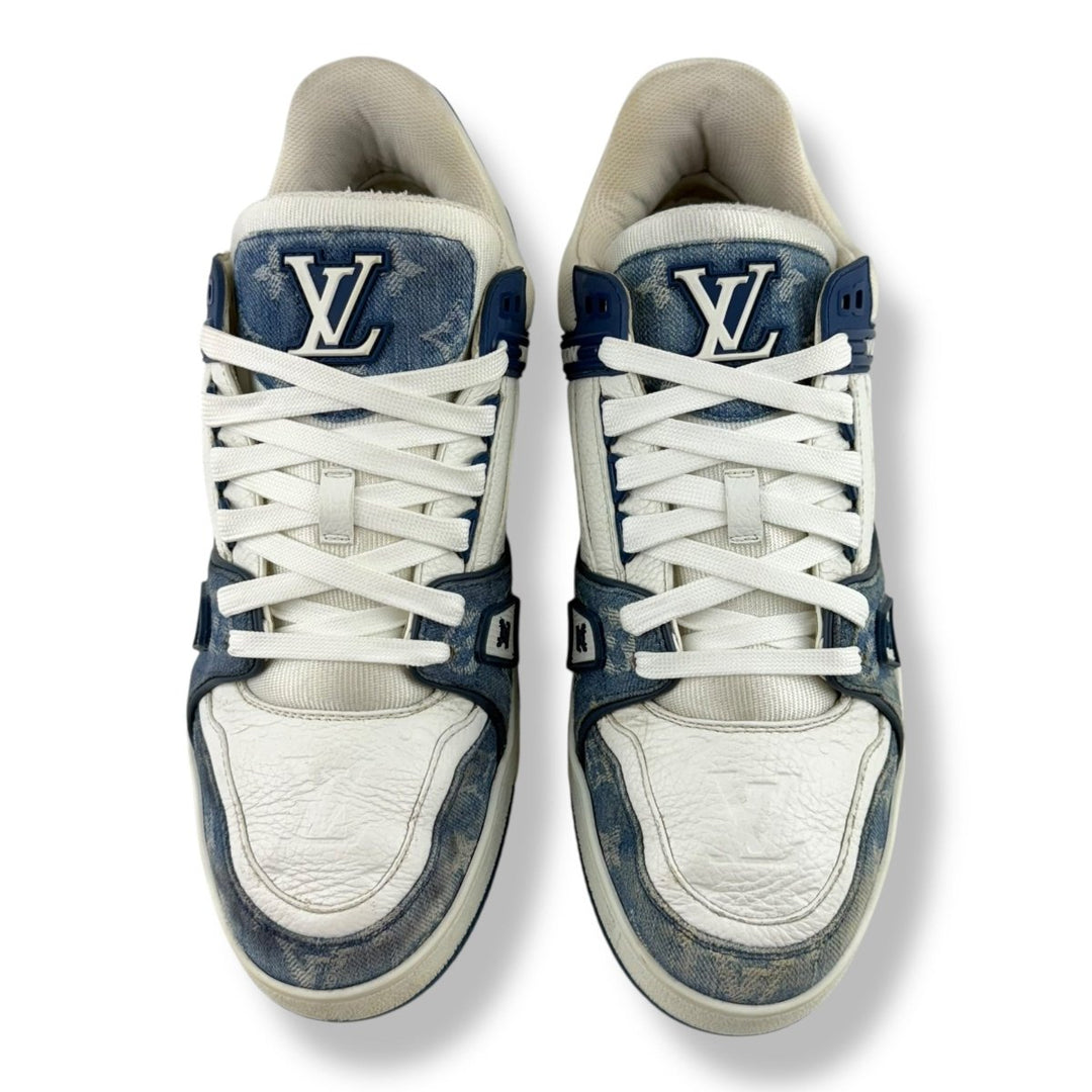 Louis Vuitton Low Denim Blue/White UK 8 / EU 42 - Lux Central