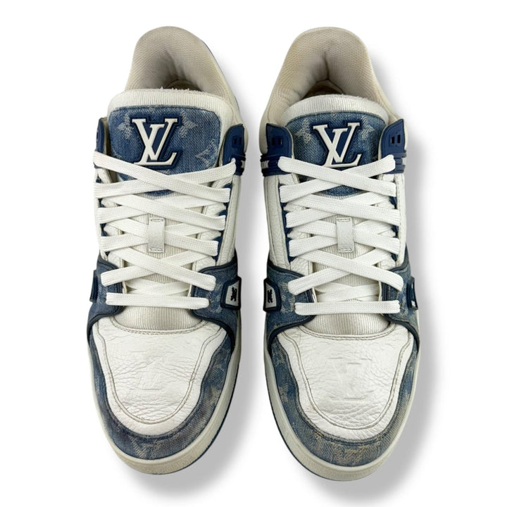 Louis Vuitton Low Denim Blue/White UK 8 / EU 42 - Lux Central