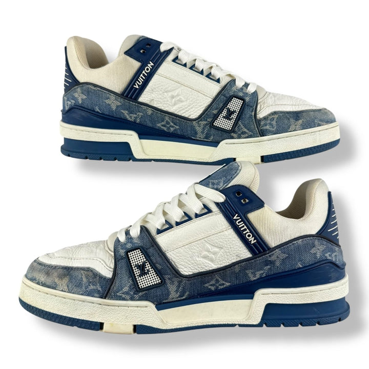 Louis Vuitton Low Denim Blue/White UK 8 / EU 42 - Lux Central
