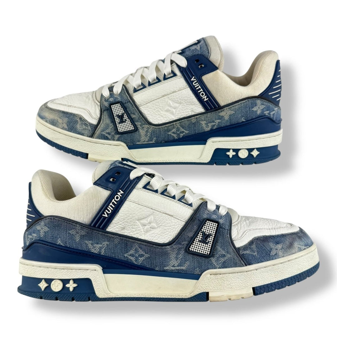 Louis Vuitton Low Denim Blue/White UK 8 / EU 42 - Lux Central