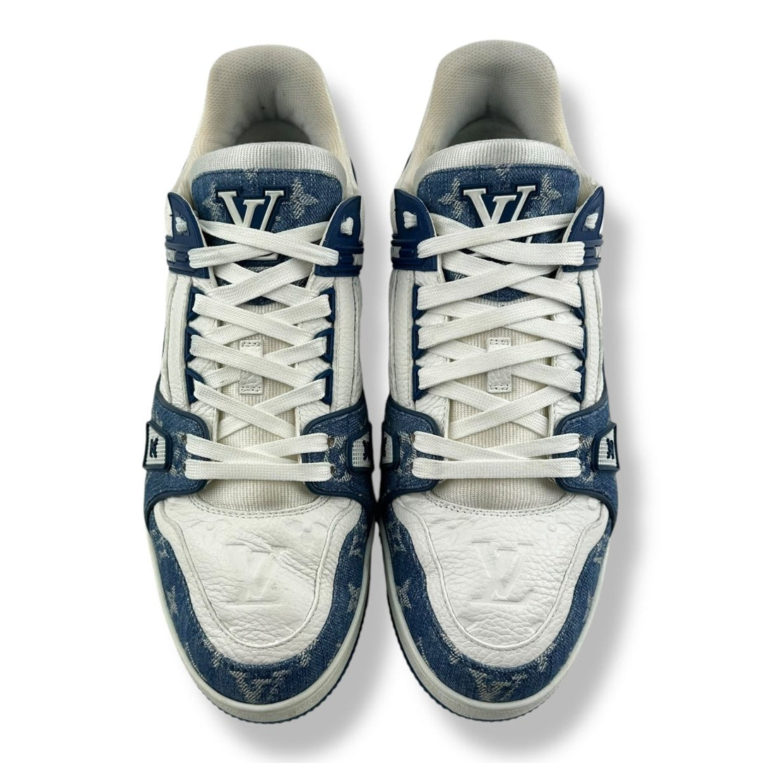 Louis Vuitton Low Denim Blue/White UK 8 / EU 42 - Lux Central