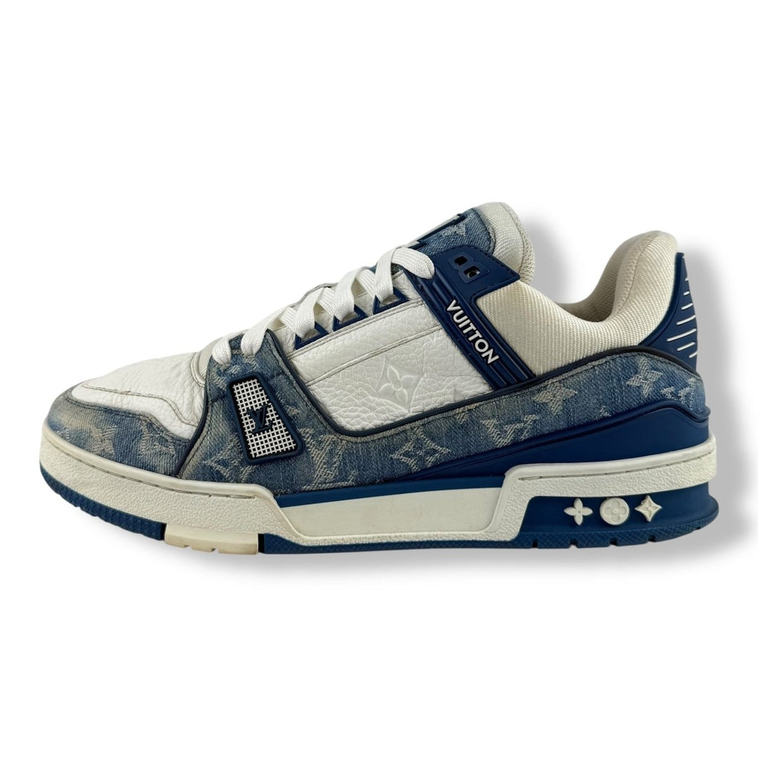 Louis Vuitton Low Denim Blue/White UK 8 / EU 42 - Lux Central