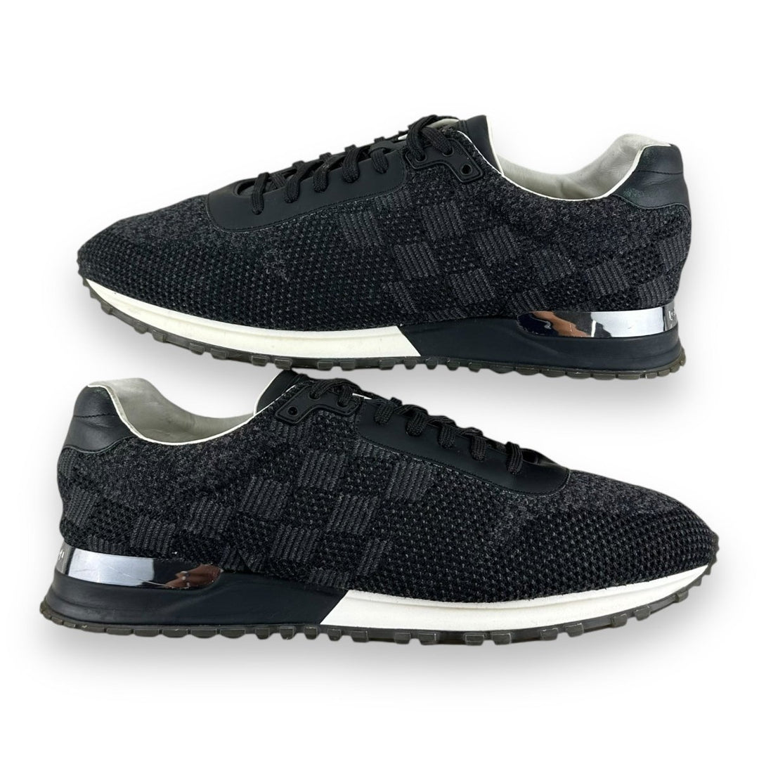 Louis Vuitton LV Black/White Damier Run Away UK 9 / EU 43 - Lux Central