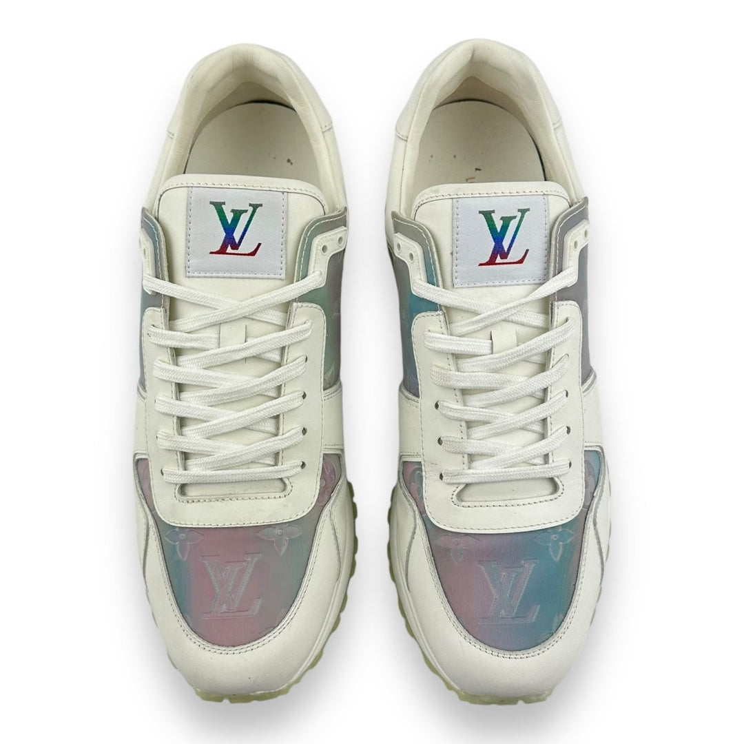 Louis Vuitton LV White Iridescent Run Away UK 7 / EU 41 - Lux Central