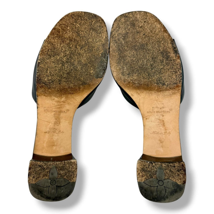 Louis Vuitton Mare Mules Black UK 5 - Lux Central
