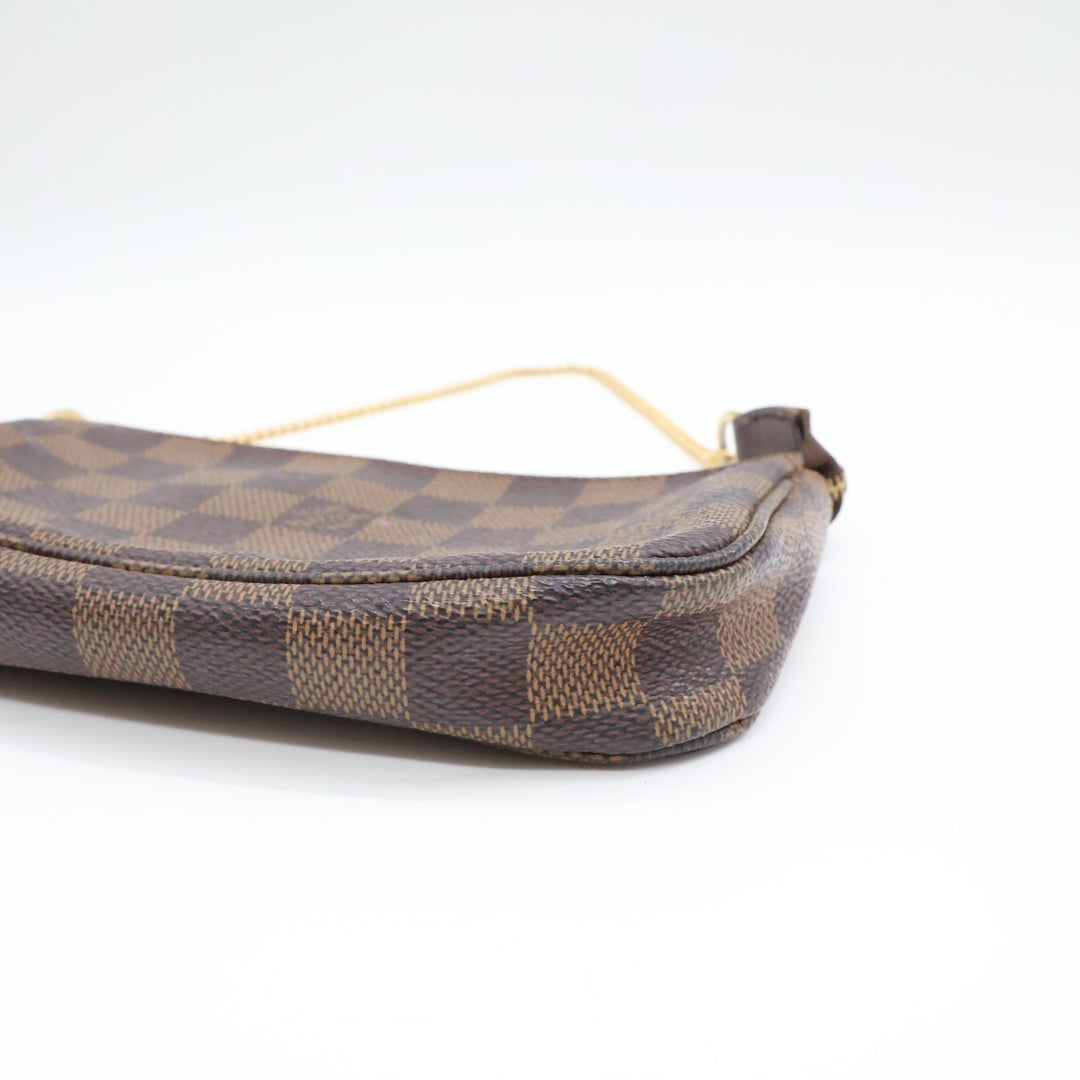 Louis Vuitton Medium Pochette Accessories Brown Damier Clutch Bag - Lux Central
