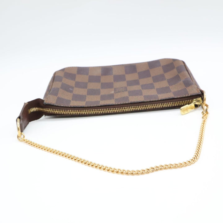 Louis Vuitton Medium Pochette Accessories Brown Damier Clutch Bag - Lux Central